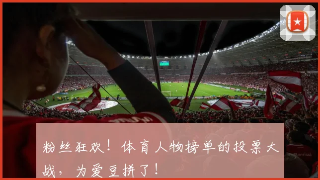粉丝狂欢!体育人物榜单的投票大战,为爱豆拼了!
